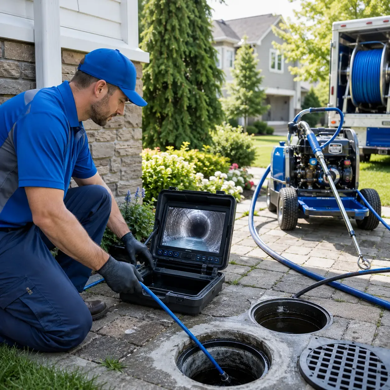 Outdoor drain cleaning professionals serving Newhall, IA