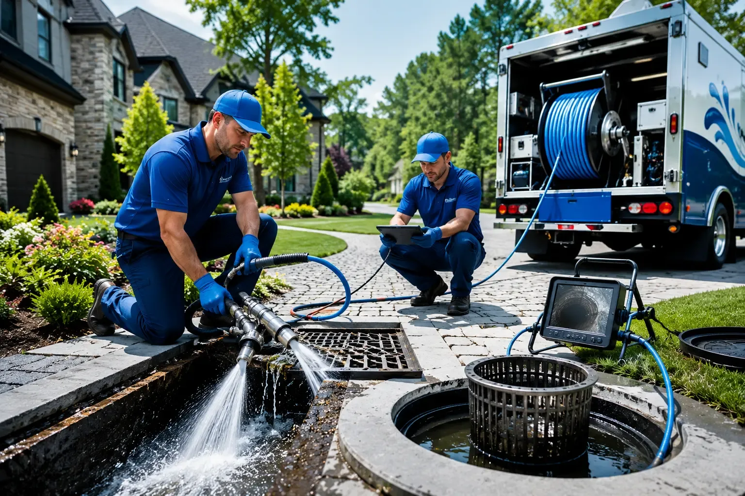 Local outdoor drain cleaning professionals in Newhall, IA